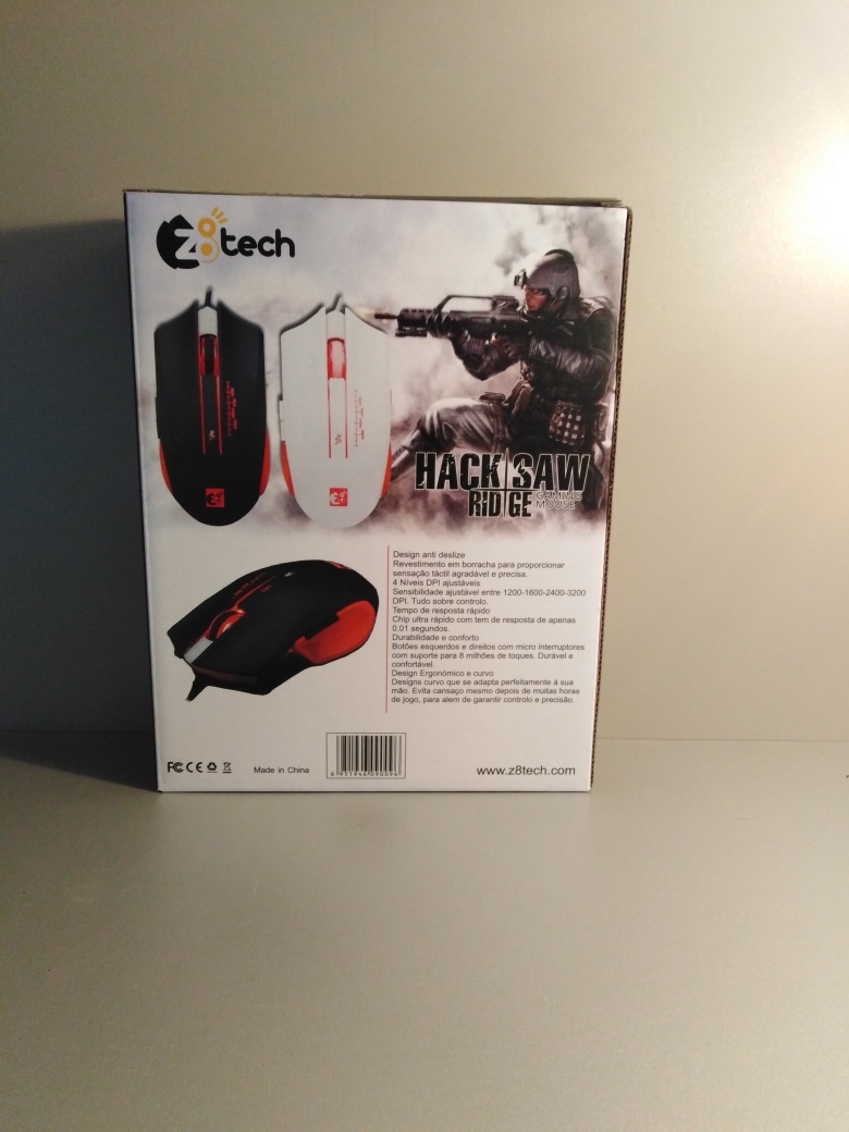 Rato Gaming Z8tech Hacksaw 3200DPI 2