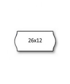 Rolo Etiquetas 26X12MM AD2 Cantos Redondos Branco (1500UNI)