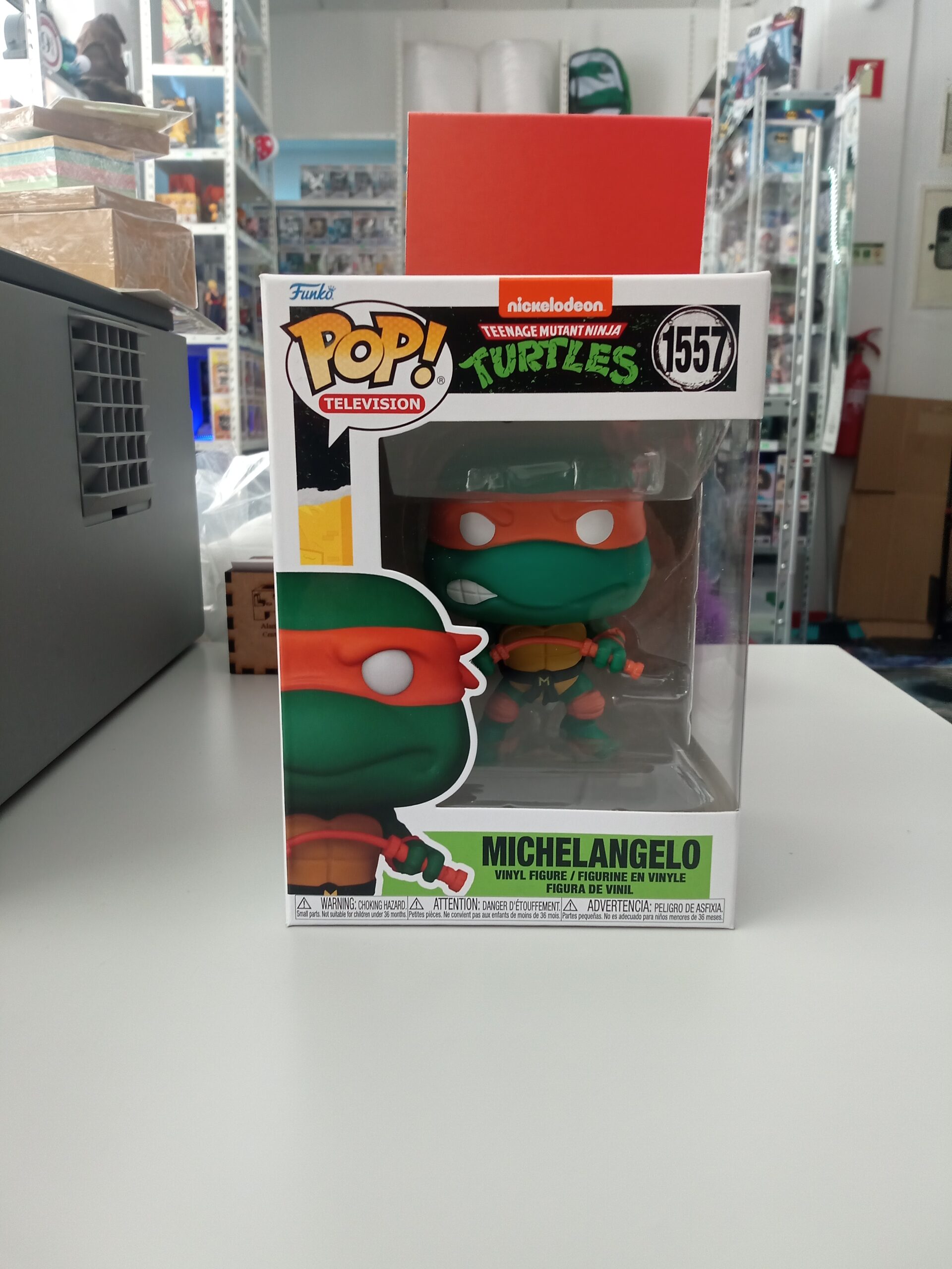 Funko Pop Teenage Mutant Ninja Turtles Michael Angelo – 1557 (Anos 8090) - 1