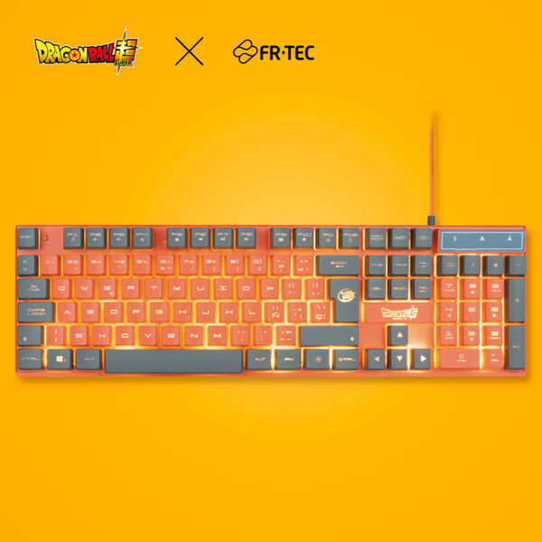 FR-TEC Set de Teclado, Rato e Tapete para Rato Dragon Ball Super - Várias Cores - 3