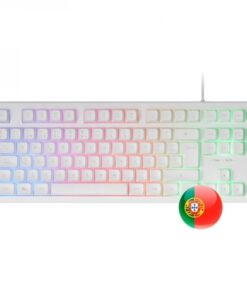 Teclado Mars Gaming MK023 - Compativel com vários sistemas Português - Cor Branco