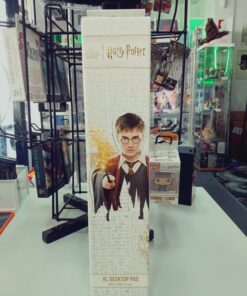 Tapete para Rato XL Hogwarts Branco e Preto Escudo 35 x 80 cm