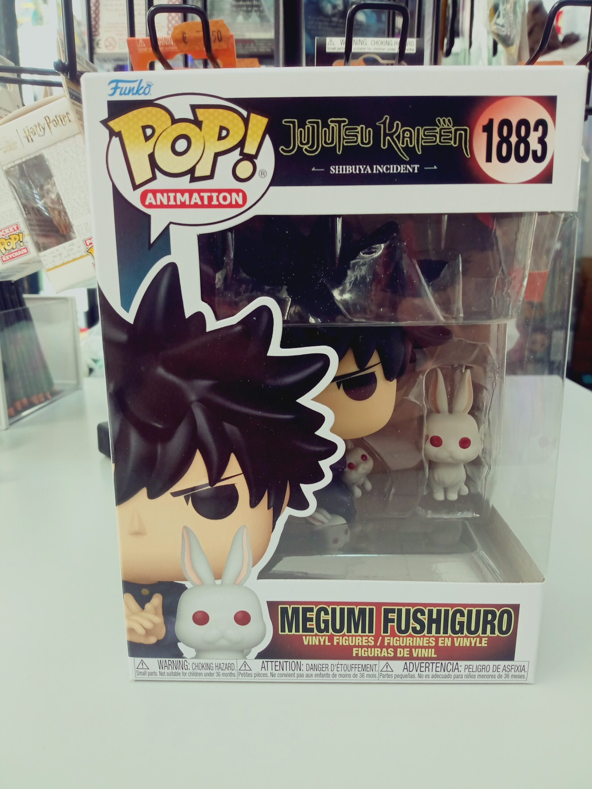 Funko Pop Jujutsu Kaisen Mugumi Fushiguro with Rabbit- 1833 - 1
