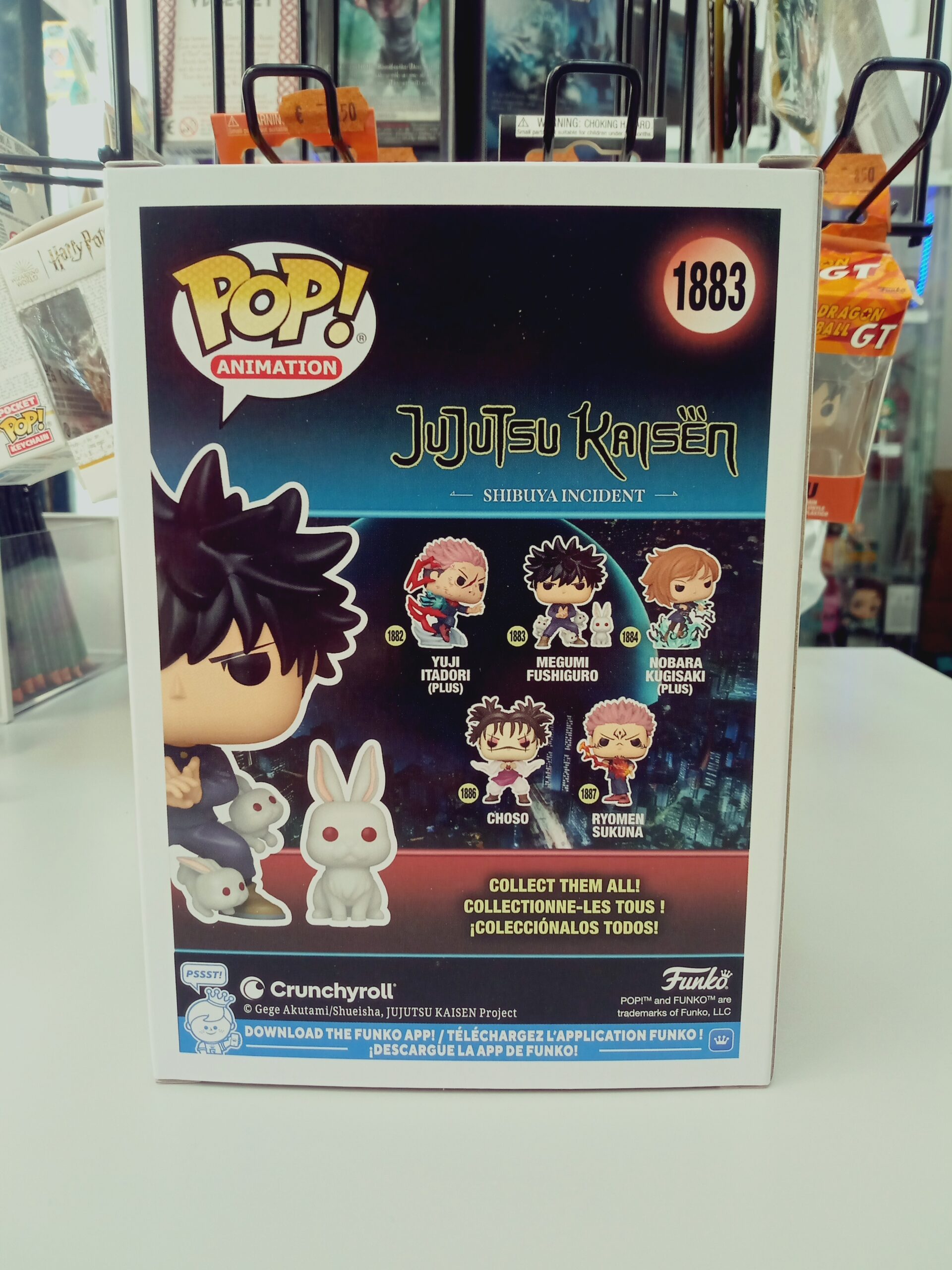 Funko Pop Jujutsu Kaisen Mugumi Fushiguro with Rabbit- 1833 - 2