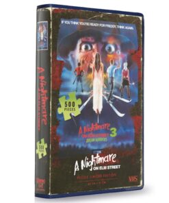 Puzzle 500 Peças VHS Pesadelo em Elm Street Edição Limitada.
