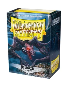 Pack100 Dragon Shields Matte Negro