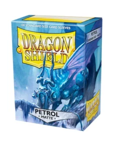 Pack100 Dragon Shields Petrol Matte