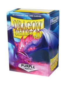 Pack100 Dragon Shields Roxo Matte