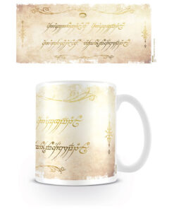 Caneca The Lord of The Rings Branca 325ml