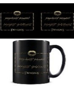 Caneca The Lord of The Rings Preto 325ml