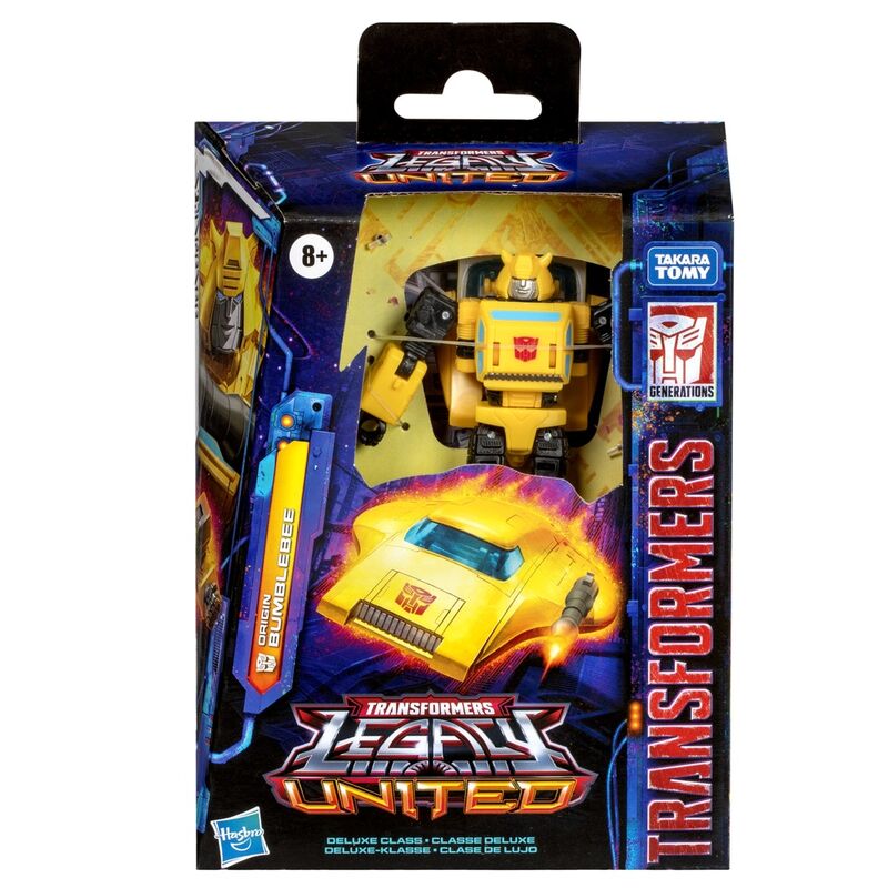 Figura Hasbro Transformers Delux Origin Bumblebee Legacy United - 2