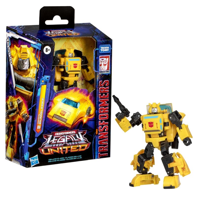 Figura Hasbro Transformers Delux Origin Bumblebee Legacy United - 4