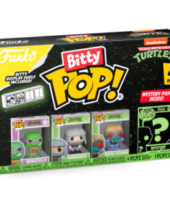 Funko Pack 4 Bitty Pop TMNT Donatello, Shredder, Baxter Stockman e Mistério