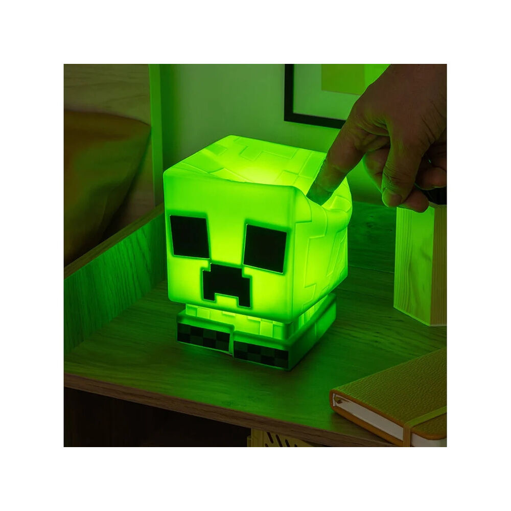 Lampada em silicone Minecraft Creeper SquishyGlo - 2